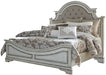 Liberty Magnolia Manor King Upholstered Panel Headboard in Antique White - J. Patrick’s Furniture (Pooler, GA)