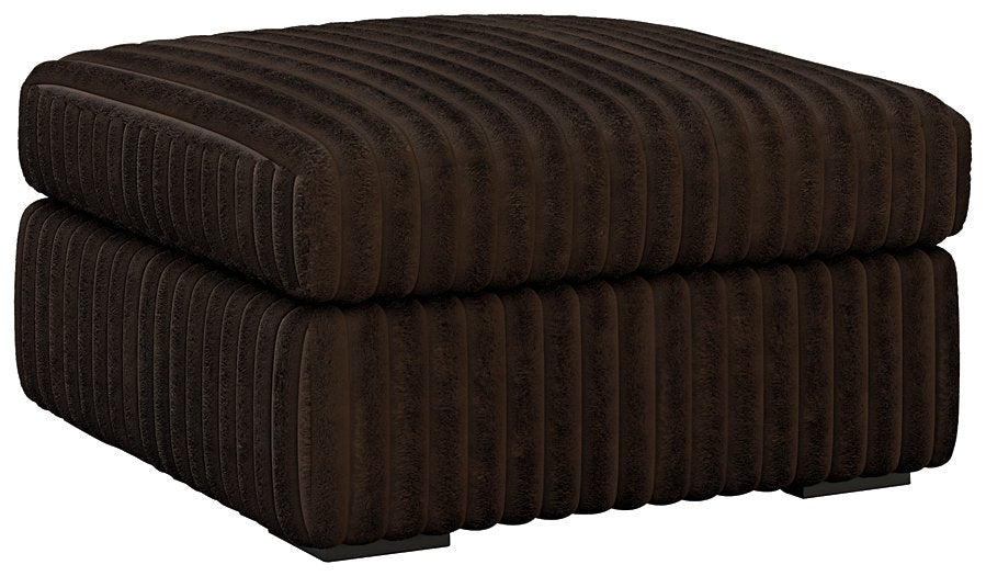 Midnight-Madness Oversized Accent Ottoman - J. Patrick’s Furniture (Pooler, GA)