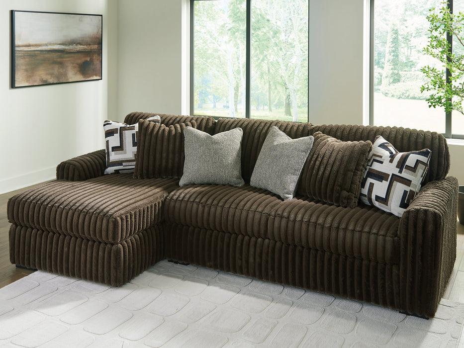 Midnight-Madness Sectional Sofa with Chaise - J. Patrick’s Furniture (Pooler, GA)