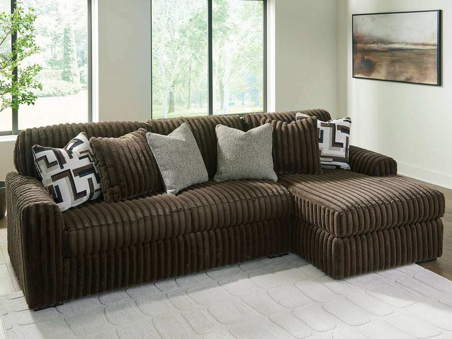 Midnight-Madness Sectional Sofa with Chaise - J. Patrick’s Furniture (Pooler, GA)