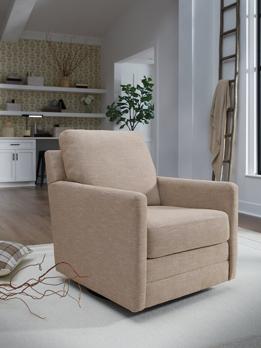 Freybourne Next-Gen Nuvella Swivel Accent Chair - J. Patrick’s Furniture (Pooler, GA)