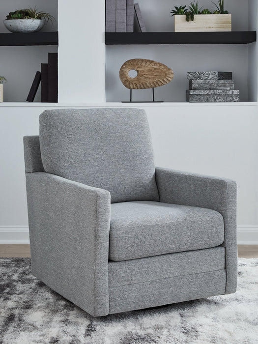 Freybourne Next-Gen Nuvella Swivel Accent Chair - J. Patrick’s Furniture (Pooler, GA)