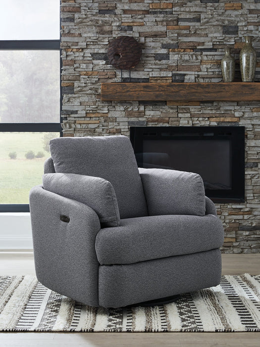 Alainmont Next-Gen Nuvella Swivel Power Recliner - J. Patrick’s Furniture (Pooler, GA)