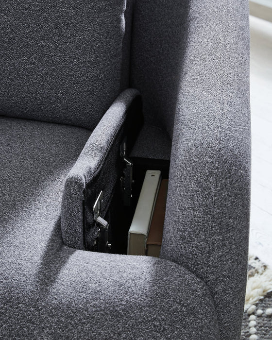 Alainmont Next-Gen Nuvella Swivel Power Recliner - J. Patrick’s Furniture (Pooler, GA)