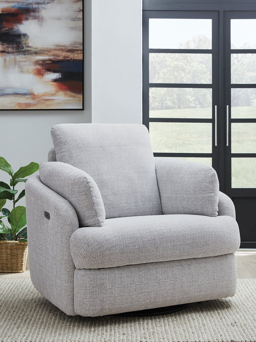 Alainmont Next-Gen Nuvella Swivel Power Recliner - J. Patrick’s Furniture (Pooler, GA)