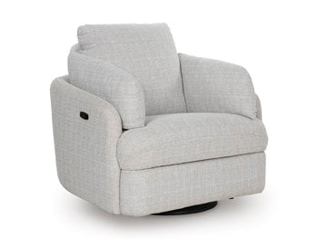 Alainmont Next-Gen Nuvella Swivel Power Recliner - J. Patrick’s Furniture (Pooler, GA)