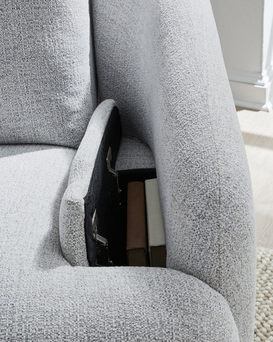 Alainmont Next-Gen Nuvella Swivel Power Recliner - J. Patrick’s Furniture (Pooler, GA)