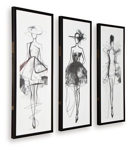 Mckerrick Wall Art Set (Set of 3) - J. Patrick’s Furniture (Pooler, GA)