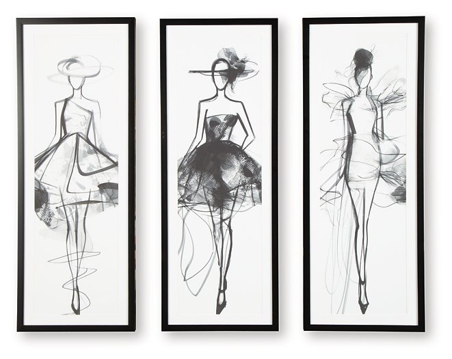 Mckerrick Wall Art Set (Set of 3) - J. Patrick’s Furniture (Pooler, GA)