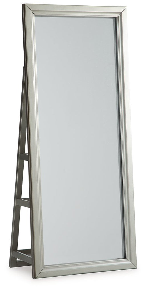 Evesen Floor Standing Mirror/Storage - J. Patrick’s Furniture (Pooler, GA)