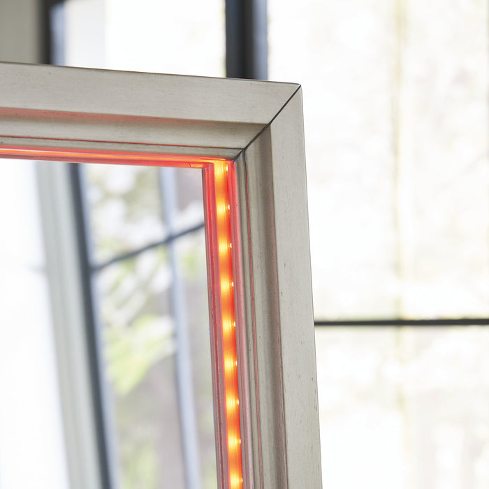 Evesen Floor Standing Mirror/Storage - J. Patrick’s Furniture (Pooler, GA)