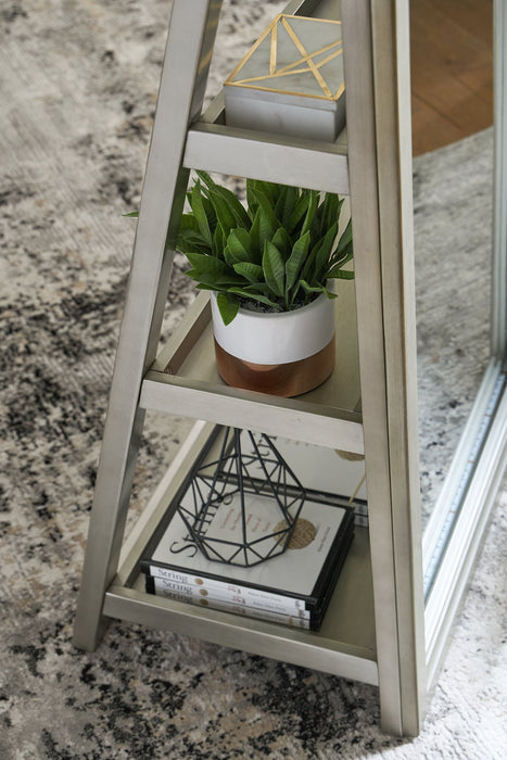 Evesen Floor Standing Mirror/Storage - J. Patrick’s Furniture (Pooler, GA)