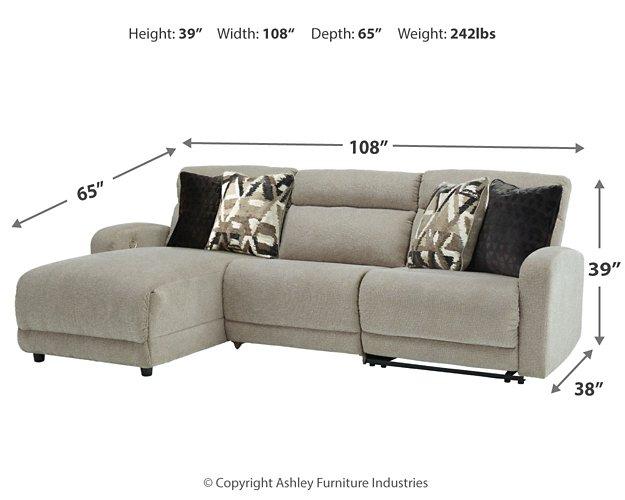 Colleyville Power Reclining Sectional with Chaise - J. Patrick’s Furniture (Pooler, GA)