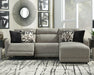 Colleyville Power Reclining Sectional with Chaise - J. Patrick’s Furniture (Pooler, GA)