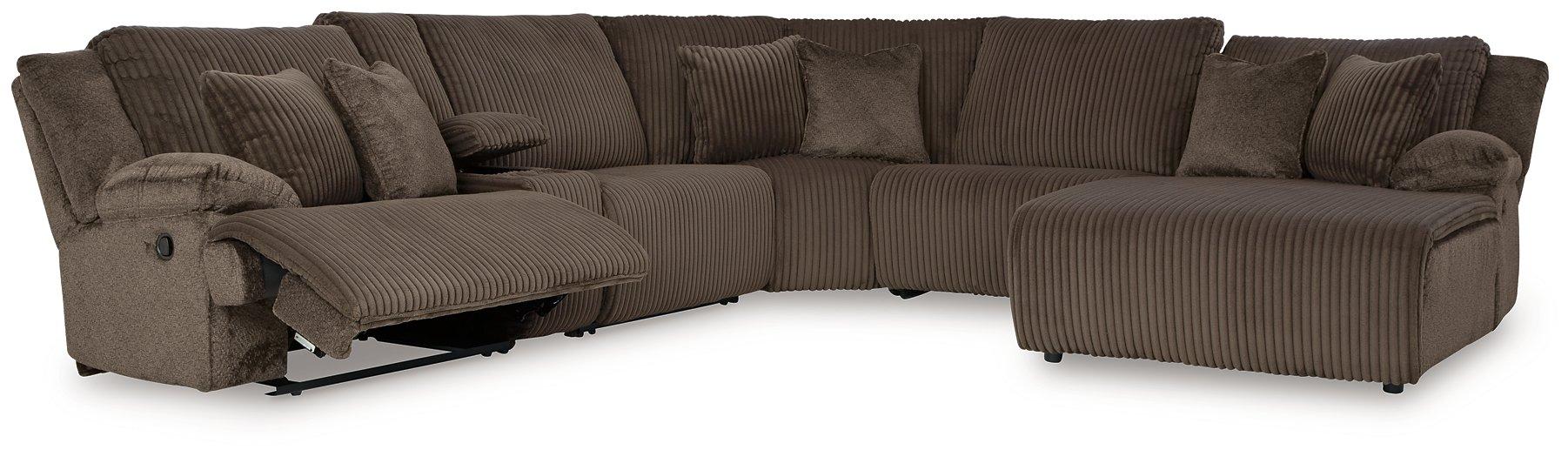Top Tier Reclining Sectional with Chaise - J. Patrick’s Furniture (Pooler, GA)