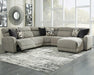 Colleyville Power Reclining Sectional with Chaise - J. Patrick’s Furniture (Pooler, GA)