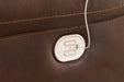 Edmar Power Reclining Loveseat with Console - J. Patrick’s Furniture (Pooler, GA)