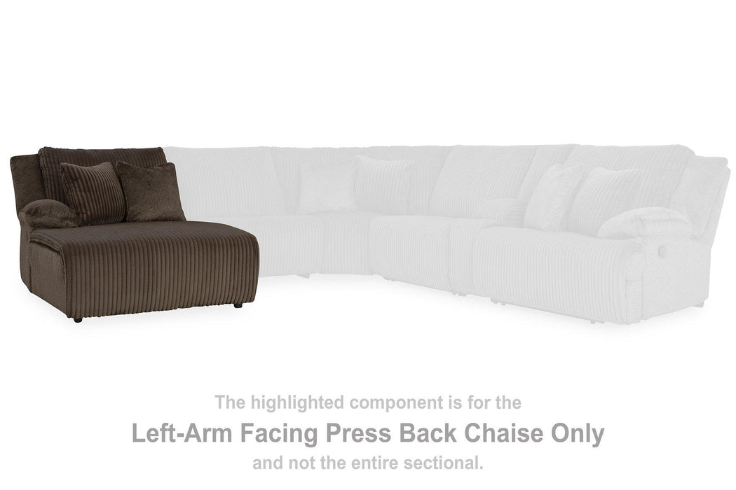 Top Tier Reclining Sectional with Chaise - J. Patrick’s Furniture (Pooler, GA)