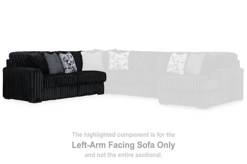 Midnight-Madness Sectional Sofa with Chaise - J. Patrick’s Furniture (Pooler, GA)
