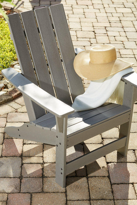 Visola Outdoor Adirondack Chair Set with End Table - J. Patrick’s Furniture (Pooler, GA)