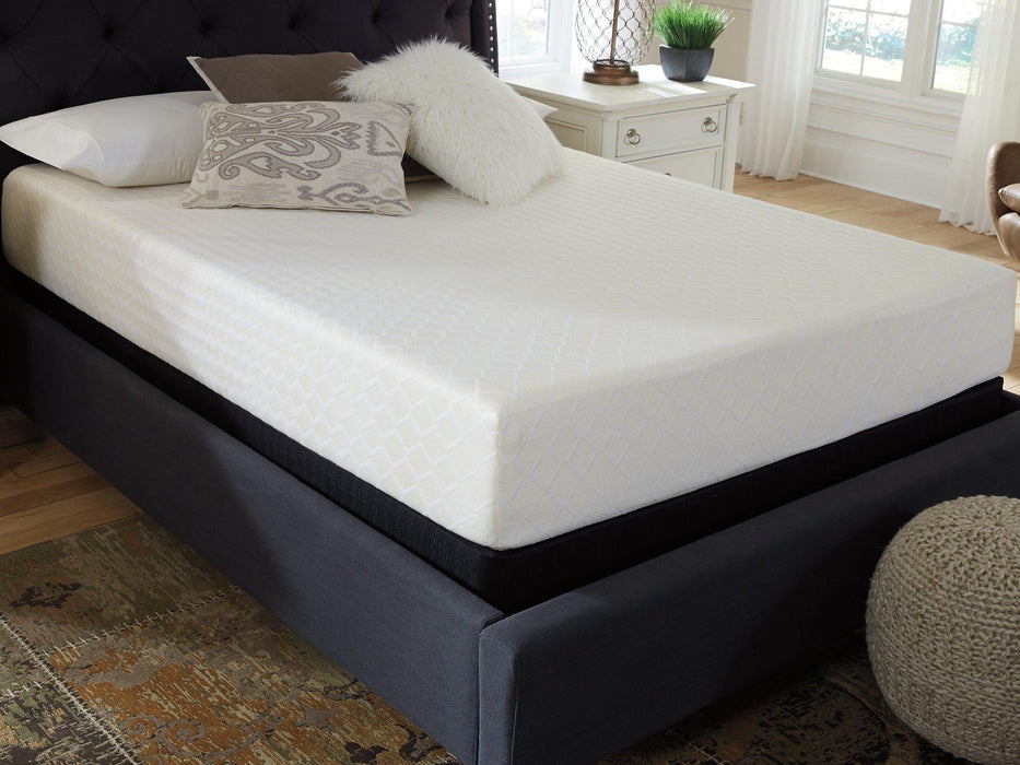10 Inch Chime Memory Foam Mattress Set - J. Patrick’s Furniture (Pooler, GA)