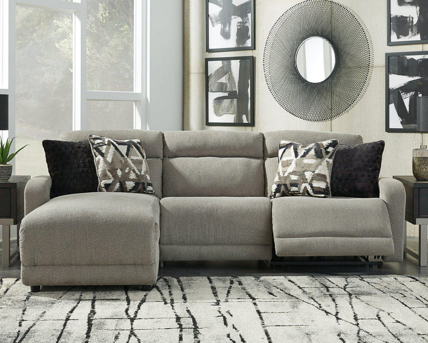 Colleyville Power Reclining Sectional with Chaise - J. Patrick’s Furniture (Pooler, GA)