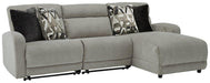 Colleyville Power Reclining Sectional with Chaise - J. Patrick’s Furniture (Pooler, GA)