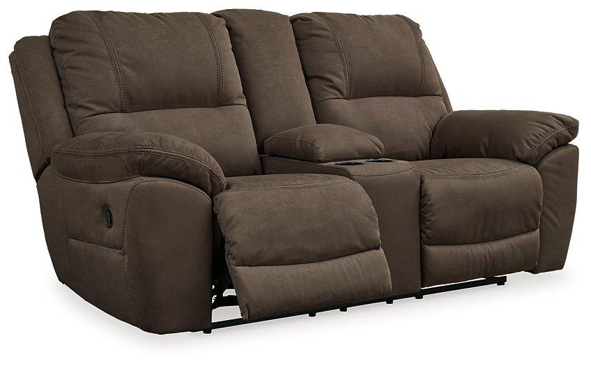 Next-Gen Gaucho Reclining Loveseat with Console - J. Patrick’s Furniture (Pooler, GA)