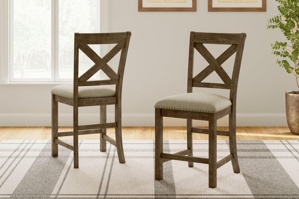 Moriville Counter Height Dining Set - J. Patrick’s Furniture (Pooler, GA)