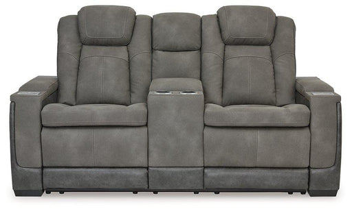 Next-Gen DuraPella Power Reclining Loveseat with Console - J. Patrick’s Furniture (Pooler, GA)