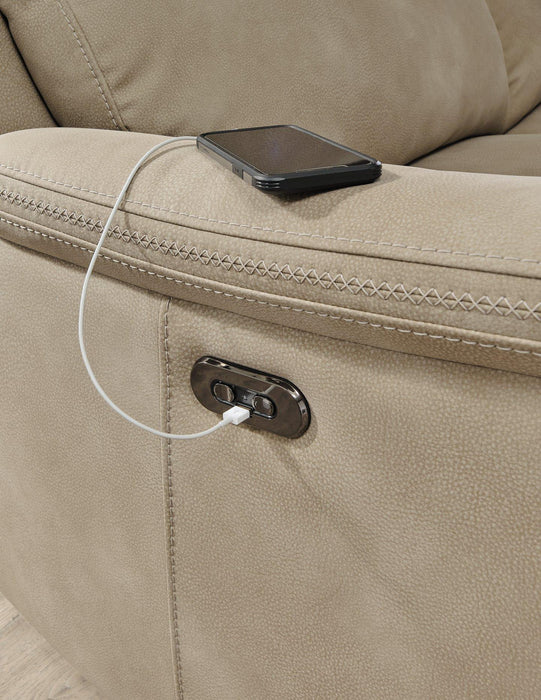 Next-Gen DuraPella Power Reclining Loveseat with Console - J. Patrick’s Furniture (Pooler, GA)