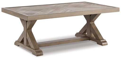 Beachcroft Outdoor Coffee Table - J. Patrick’s Furniture (Pooler, GA)