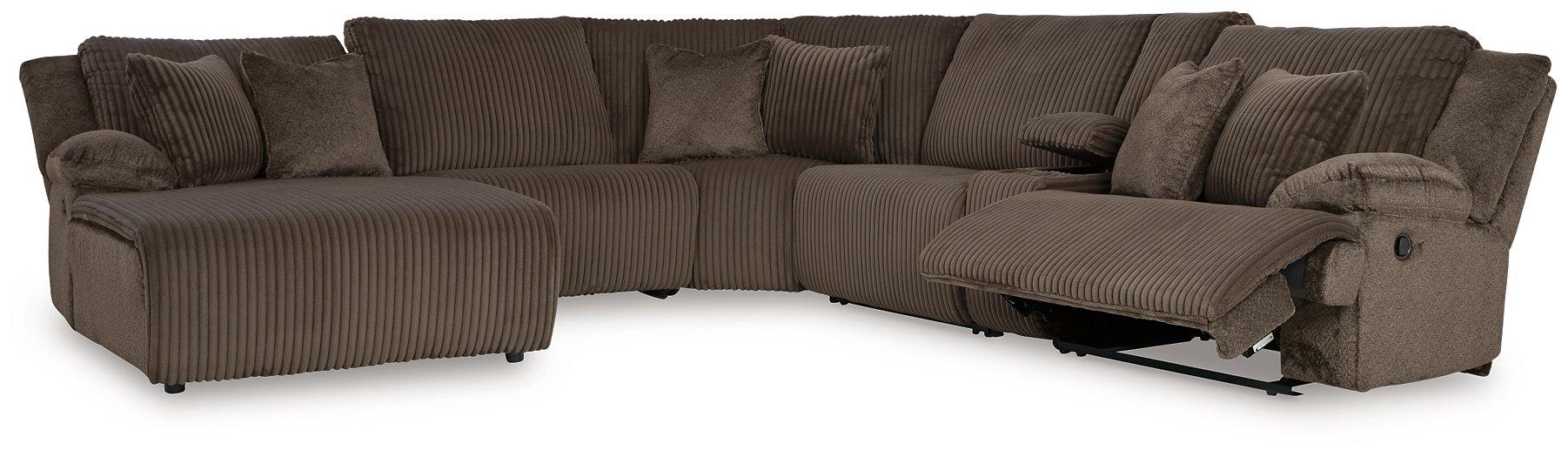 Top Tier Reclining Sectional with Chaise - J. Patrick’s Furniture (Pooler, GA)