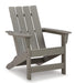 Visola Outdoor Adirondack Chair Set with End Table - J. Patrick’s Furniture (Pooler, GA)