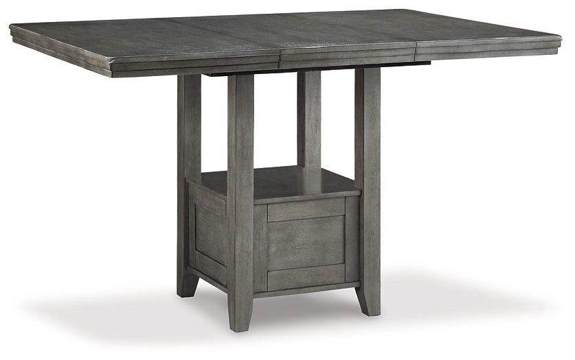 Hallanden Counter Height Dining Room Set - J. Patrick’s Furniture (Pooler, GA)