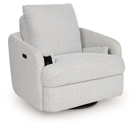 Alainmont Next-Gen Nuvella Swivel Power Recliner - J. Patrick’s Furniture (Pooler, GA)