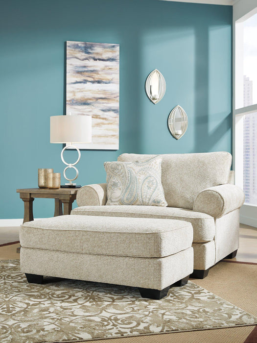 Monaghan Oversized Chair and Ottoman - J. Patrick’s Furniture (Pooler, GA)