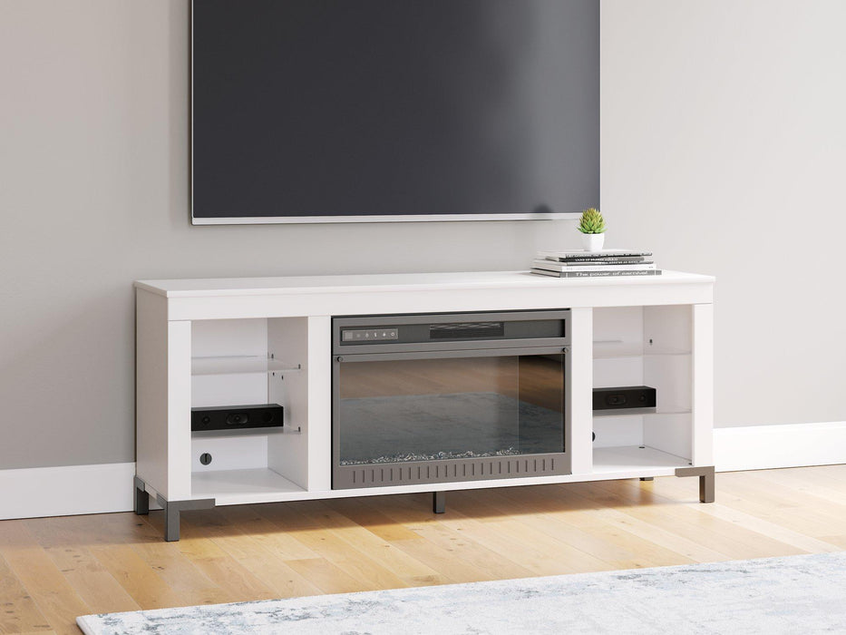 Brollevi 60" TV Stand with Electric Fireplace - J. Patrick’s Furniture (Pooler, GA)