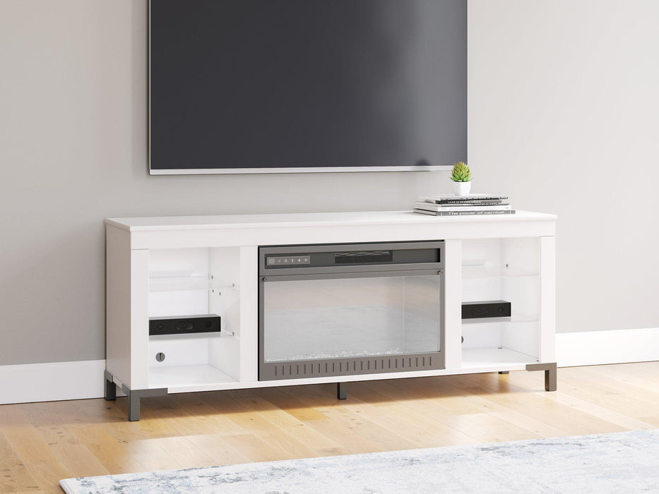 Brollevi 60" TV Stand with Electric Fireplace - J. Patrick’s Furniture (Pooler, GA)