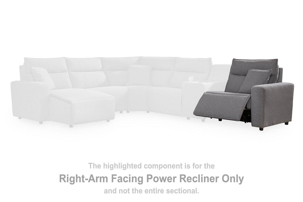 Modmax II Power Reclining Sectional with Audio Consoles - J. Patrick’s Furniture (Pooler, GA)