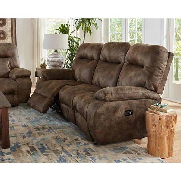 ARIAL COLLECTION POWER HEAD TILT RECLINING CONVERSATION SOFA- U660RZ4 - J. Patrick’s Furniture (Pooler, GA)