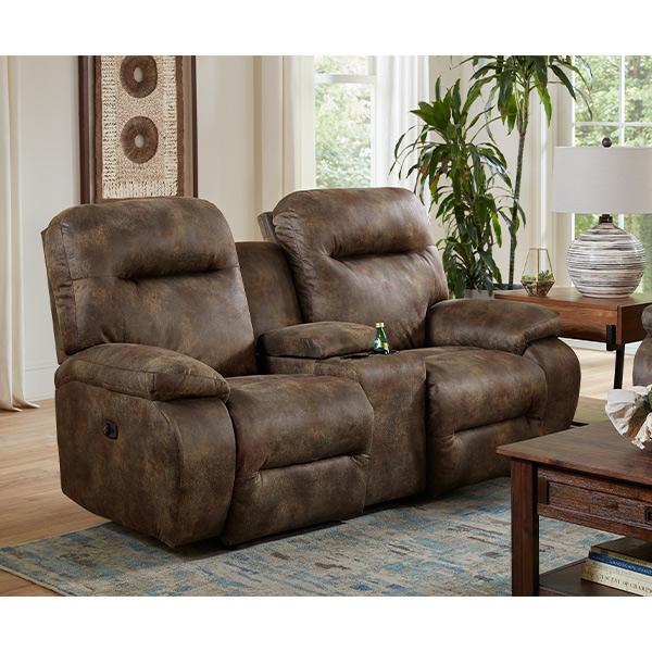 ARIAL LOVESEAT POWER HEAD TILT ROCKER CONSOLE LOVESEAT - L660RY7 - J. Patrick’s Furniture (Pooler, GA)