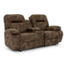 ARIAL LOVESEAT POWER HEAD TILT ROCKER CONSOLE LOVESEAT - L660RY7 - J. Patrick’s Furniture (Pooler, GA)