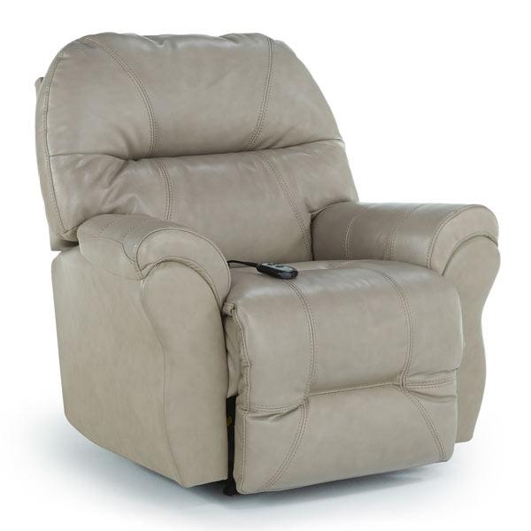 BODIE LEATHER POWER SPACE SAVER RECLINER- 8NP14LU - J. Patrick’s Furniture (Pooler, GA)