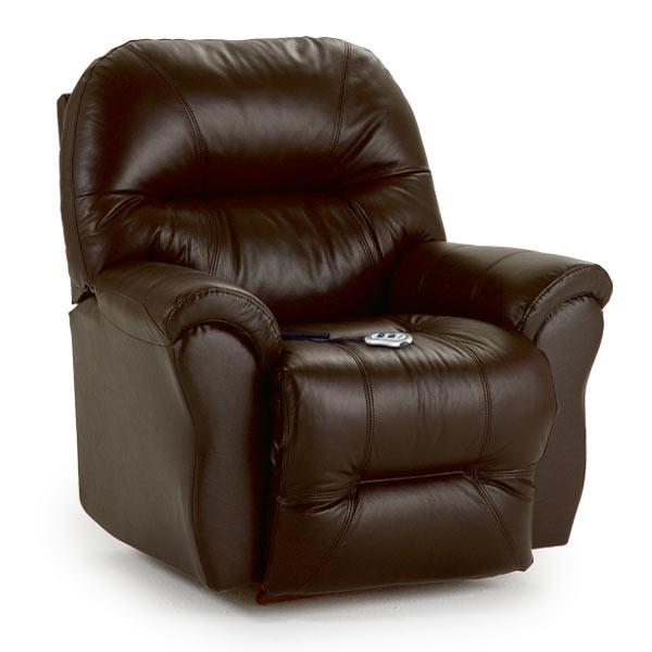 BODIE LEATHER POWER SPACE SAVER RECLINER- 8NP14LU - J. Patrick’s Furniture (Pooler, GA)