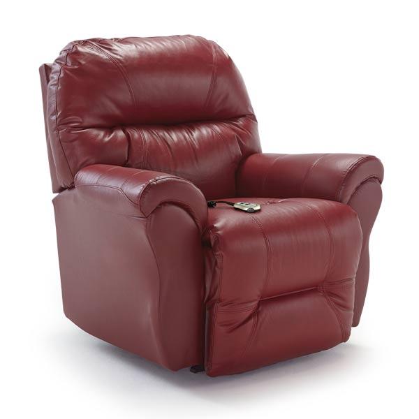 BODIE LEATHER POWER SPACE SAVER RECLINER- 8NP14LU - J. Patrick’s Furniture (Pooler, GA)