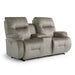 BRINLEY COLLECTION LEATHER POWER HEAD TILT RECLINING CONVERSATION SOFA- U700CZ4 - J. Patrick’s Furniture (Pooler, GA)