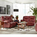 BRINLEY COLLECTION LEATHER SPACE SAVER CONVERSATION SOFA- U700CA4 - J. Patrick’s Furniture (Pooler, GA)