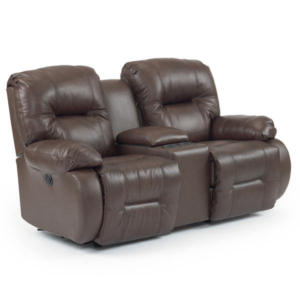 BRINLEY LOVESEAT POWER ROCKING CONSOLE LOVESEAT- L700RQ7 - J. Patrick’s Furniture (Pooler, GA)