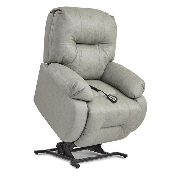 BRINLEY LEATHER POWER HEAD TILT SPACE SAVER RECLINER- 8MZ84LV - J. Patrick’s Furniture (Pooler, GA)